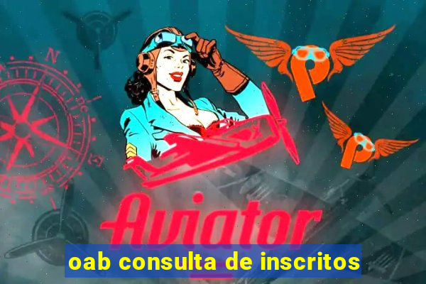 oab consulta de inscritos
