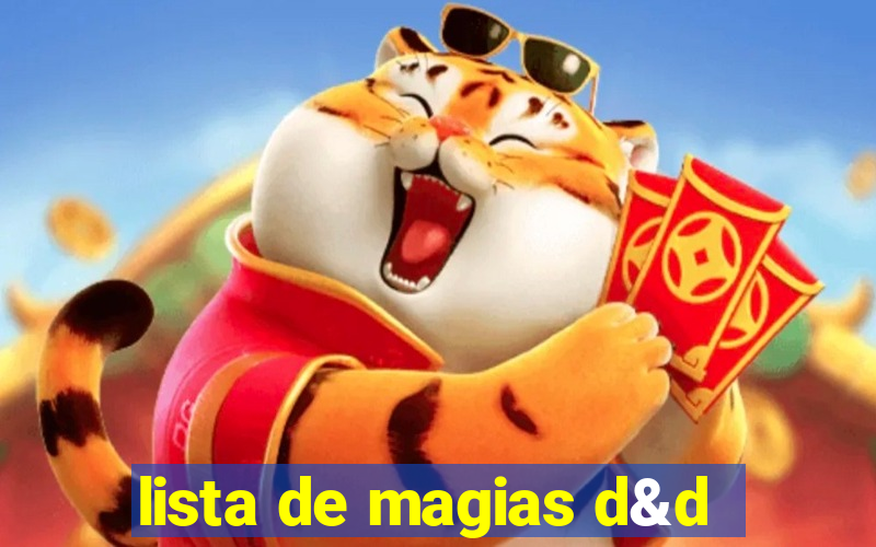 lista de magias d&d