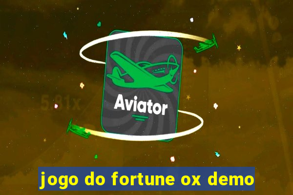 jogo do fortune ox demo