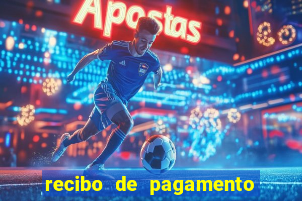recibo de pagamento simples word