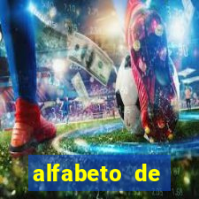 alfabeto de caligrafia bonita