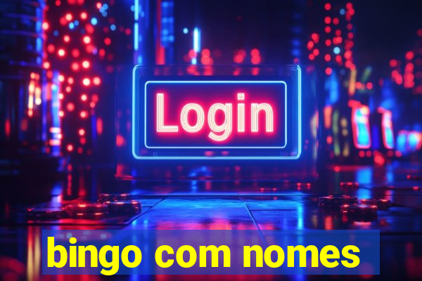 bingo com nomes